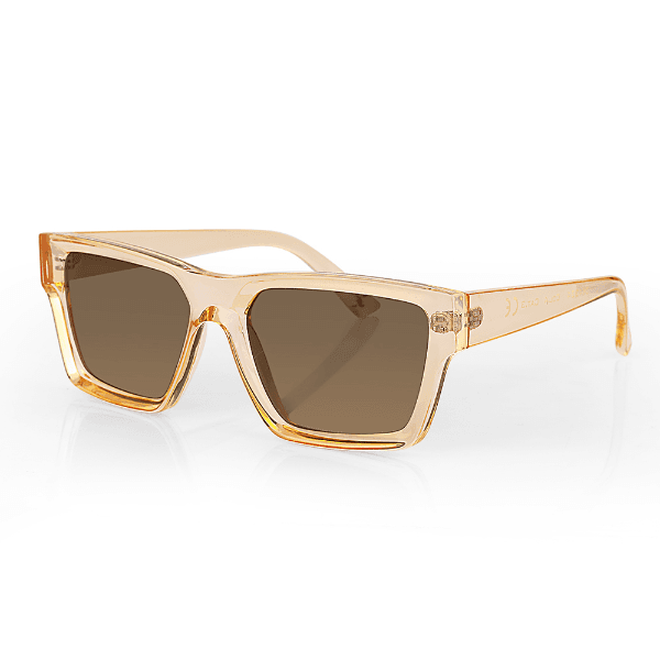 Óculos de Sol Feminino Daniel Klein Dk4324-4 Estilo Borboleta Coral/Transparente