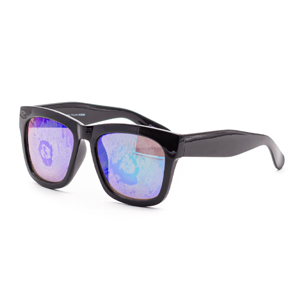 Óculos de Sol Feminino Quattrocento De Santis Preto/Azul