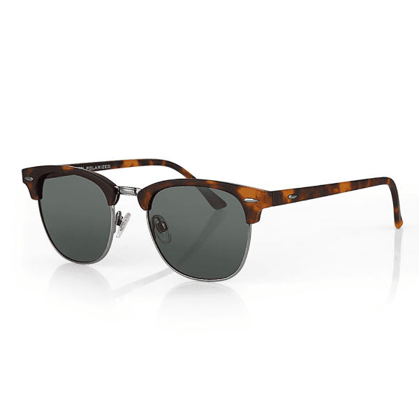 Óculos de Sol Masculino Daniel Klein Dk3255-3 Estilo Browline Animal Print Preto