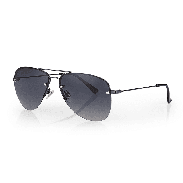 Óculos de Sol Masculino Daniel Klein Dk3262-1 Estilo Aviador Preto
