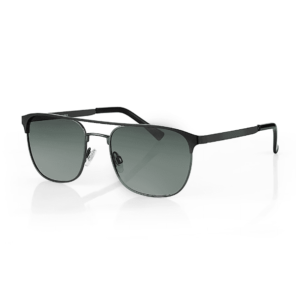 Óculos de Sol Masculino Daniel Klein Dk3264-2 Estilo Browline Preto