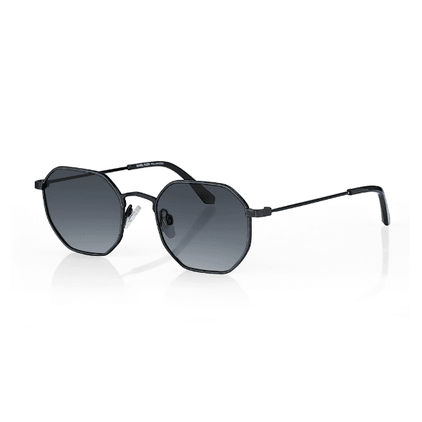 Óculos de Sol Masculino Daniel Klein Dk3265-1 Estilo Redondo Preto