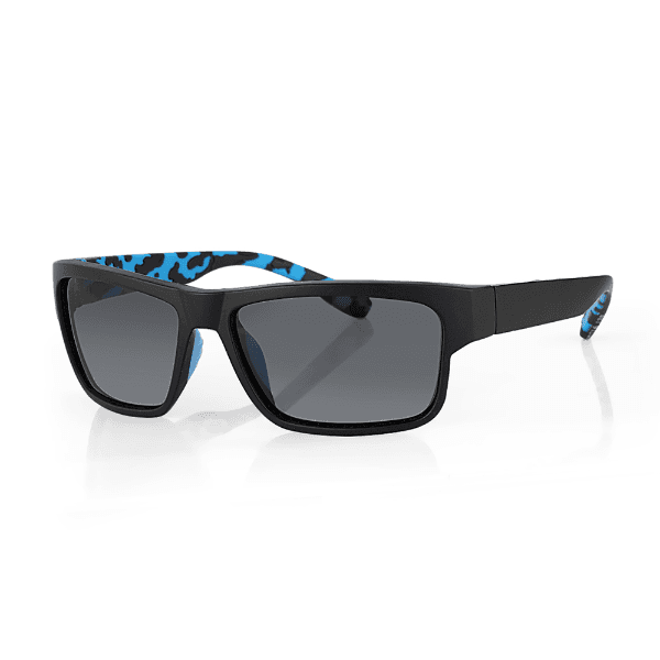 Óculos de Sol Masculino Daniel Klein Dk3266-2 Estilo Retangular Preto/Azul