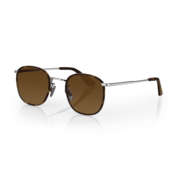 Óculos de Sol Masculino Santa Barbara Polo Sb1121-1 Marrom/Prata