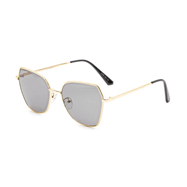 Óculos de Sol Quattrocento Grassi Dourado/Preto