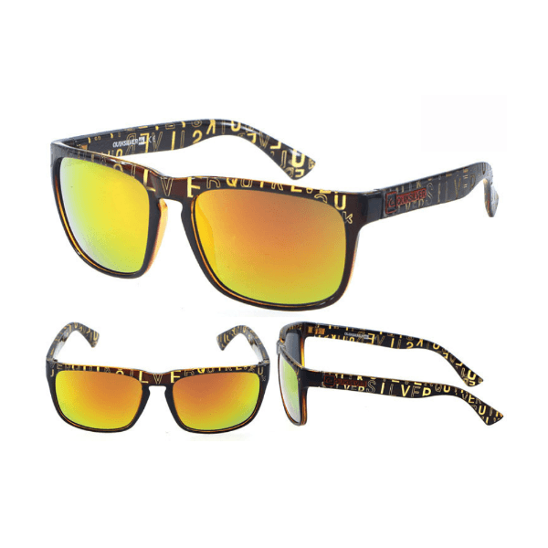 Óculos de Sol Quiksilver Qs730 C4 Preto e Dourado