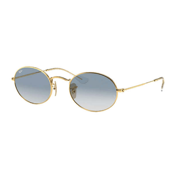 Óculos de Sol Ray-Ban Oval Flat Lenses RB3547N 001/Z2A 51-21 3N
