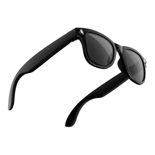 Oculos de Sol Smart Glasses Ai Luo Lu-Yj005 / Lanterna / Microfone / WiFi / Bluetooth / Recarregável - Preto