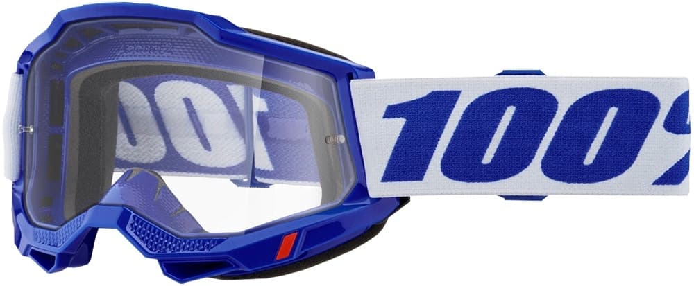 Óculos para Trilha 100% The Accuri 2 Google - Azul/Transparente