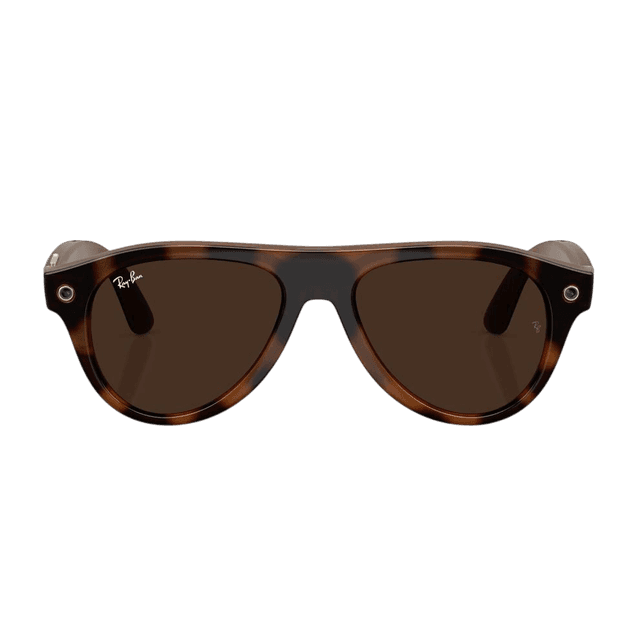 Óculos Ray Ban Meta Aviator G3 Rw4016 Havana Marrom