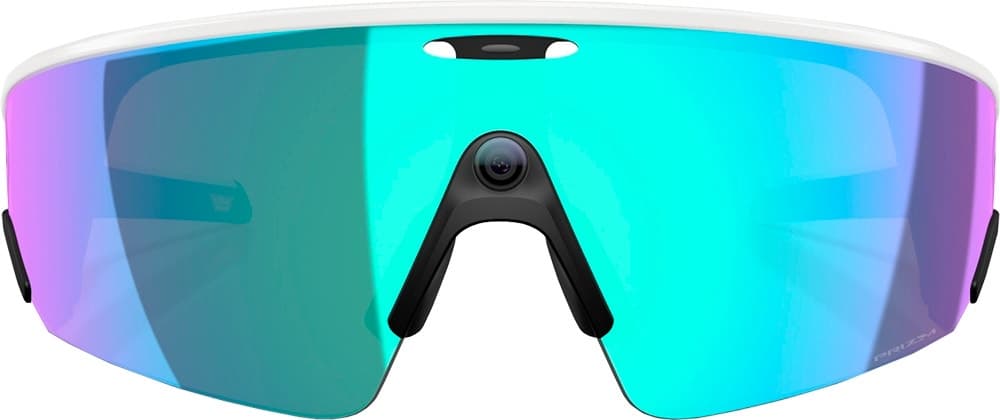 Óculos Smart Oakley Meta Vanguard 0W8001 - Branco/Prizm Sapphire