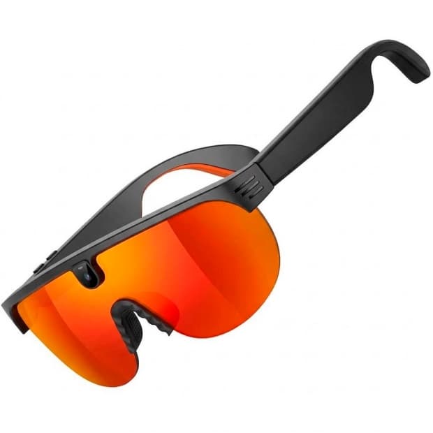 Óculos Smartfy Horizon X Ai BT/WIFI/8MP/MIC Preto/Laranja