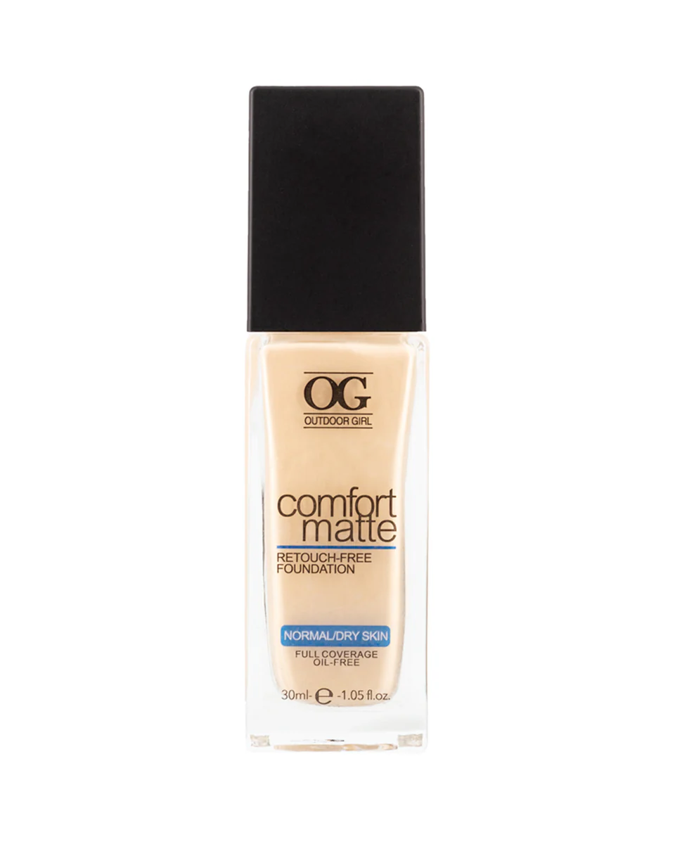 Base Líquida Og Confort Matte N°220 Pure Beige 30ml
