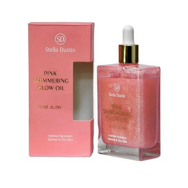 Óleo Corporal Stella Dustin Pink Shimmering Rose Glow 100ml