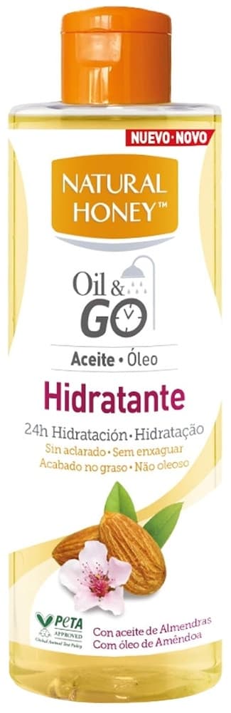 Óleo Hidratante Natural Honey Amêndoas - 250mL