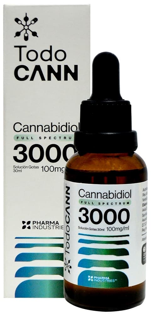 Óleo de Canabidiol Pharma Industries TodoCann Cannabidiol 3000 100mg/mL - 30mL