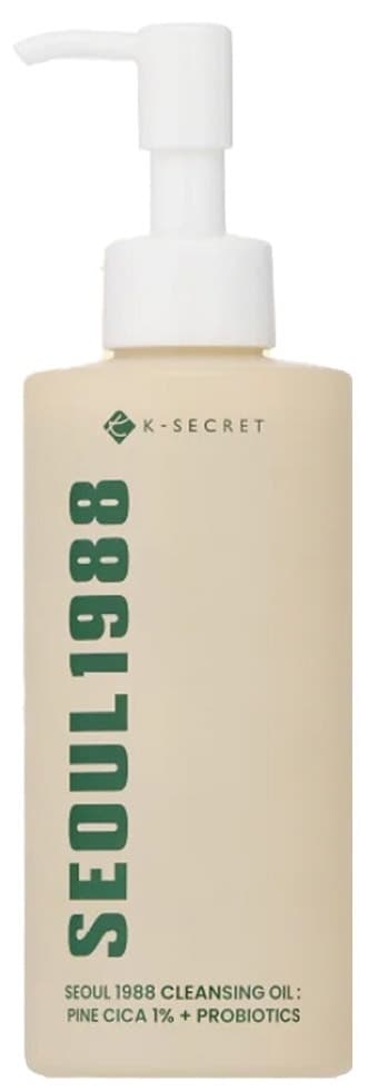 Óleo de Limpeza K-Secret Seoul 1988 Cleansing Oil Pine Cica 1% + Probiotics - 200mL