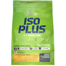 Bebida Isotônica Olimp Iso Plus + L-Carnitine Tropic Blue 1.505Gr / 3.3Lbs