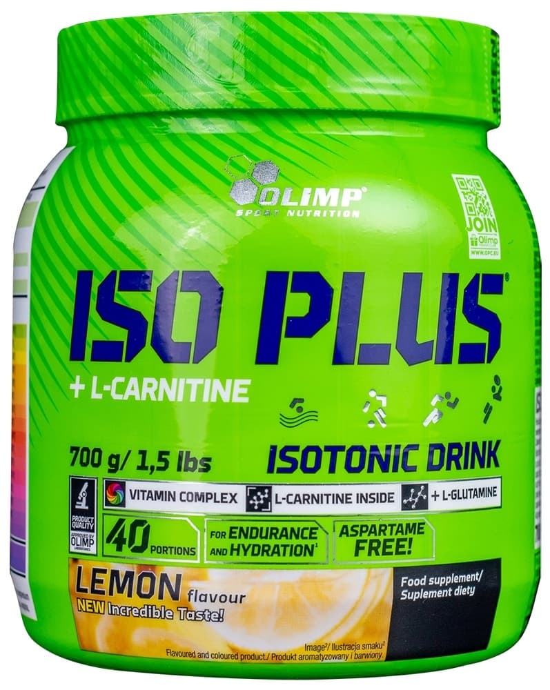 Suplemento Olimp Sport Nutrition Iso Plus+ L-Carnitine Limão - 700G