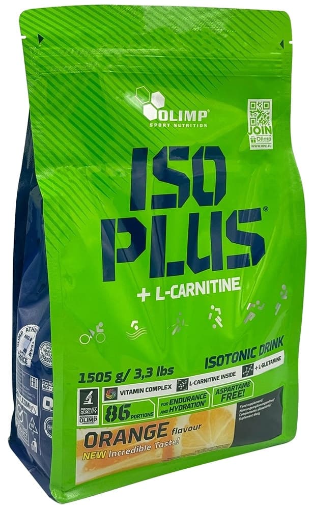 Suplemento Olimp Sport Nutrition Iso Plus+ L-Carnitine Laranja - 1505G