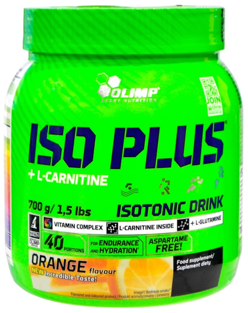 Suplemento Olimp Sport Nutrition Iso Plus+ L-Carnitine Laranja - 700G