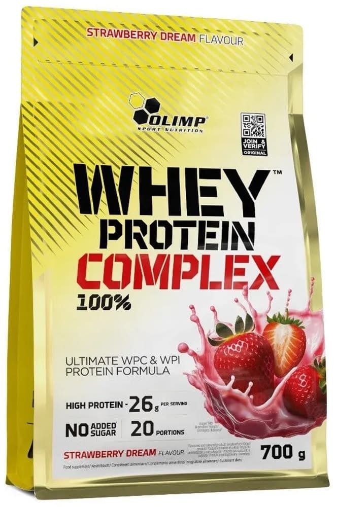 Whey Protein Complex 100% Strawberry Dream Olimp Sport Nutrition - 700G