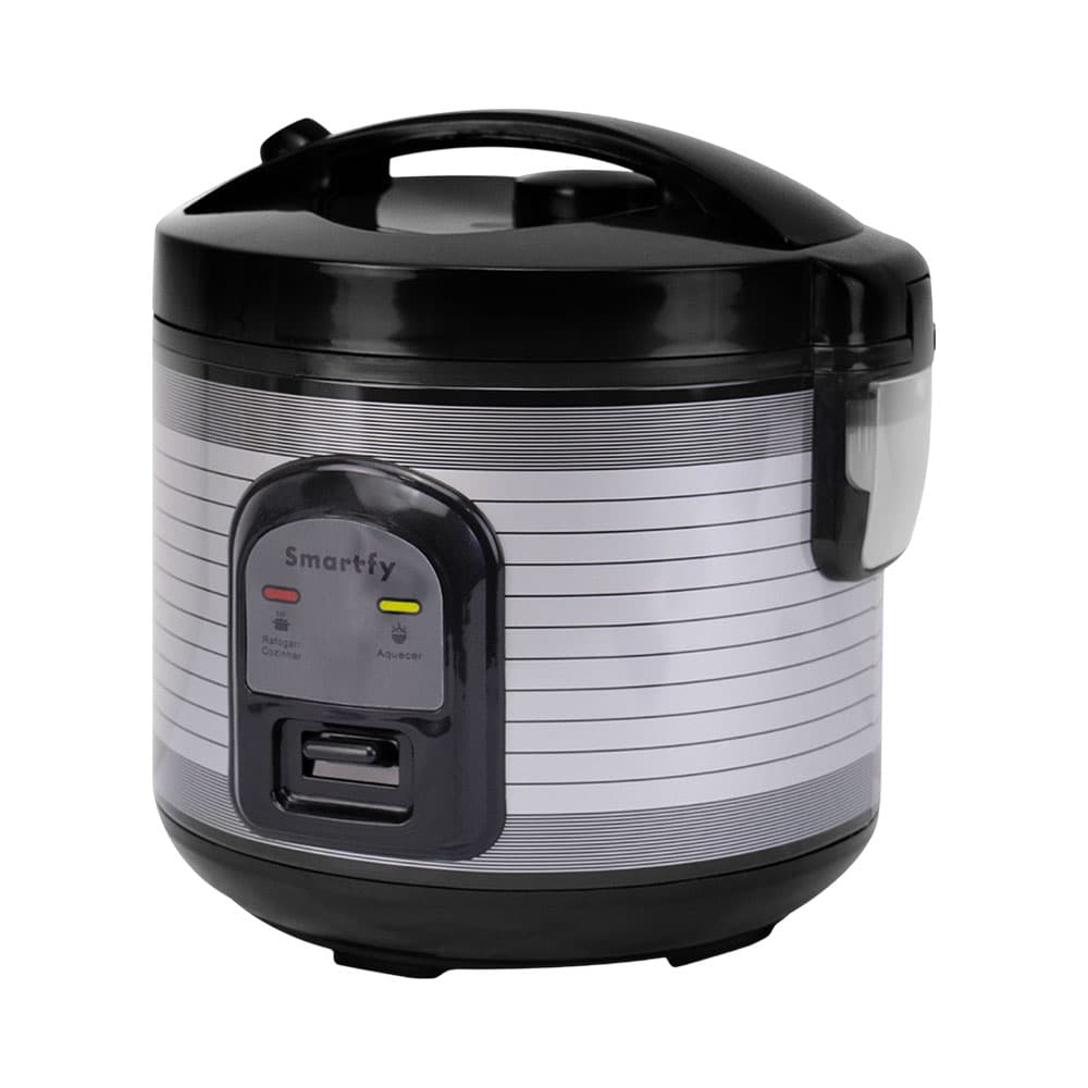 Panela de Arroz Elétrica Smartfy PE01G 400W 1L 220V Preto - Cinza