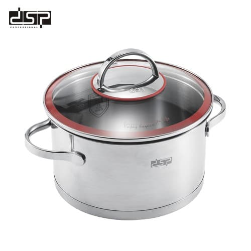 Panela Stainless Steel com Tampa