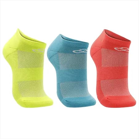 Meias Olympikus Media Obwsr241921 Ambclc 3 Pares Neon (T) 33-38