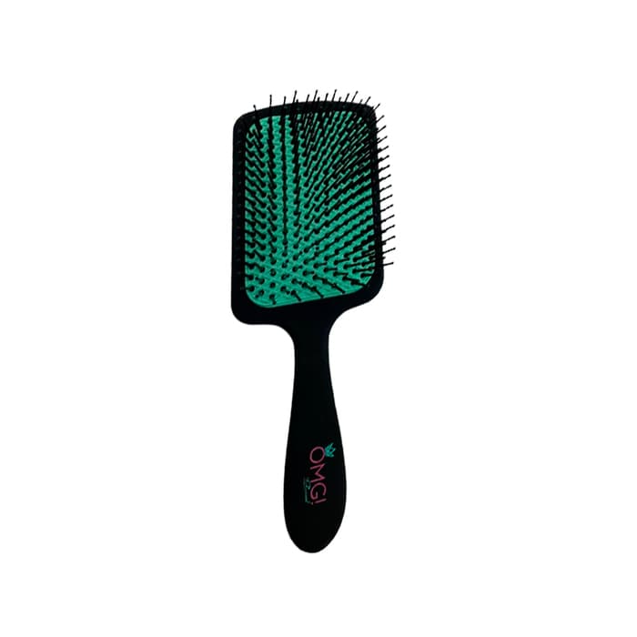 Escova Almofadada Omg Preto/Menta