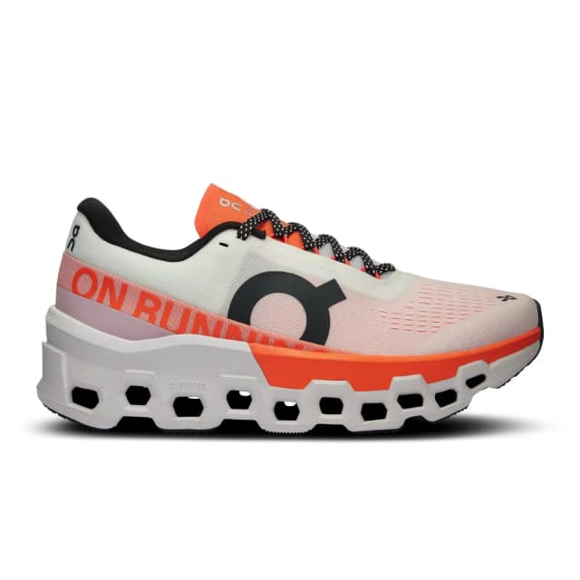 Calçado Feminino On Running Cloudmonster 2 3We10110256 Branco/Laranja Tam. 6