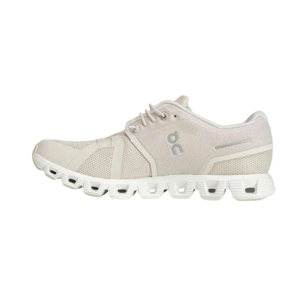 Tênis On Running Cloud 5 Feminino 8.5 Pearl/white
