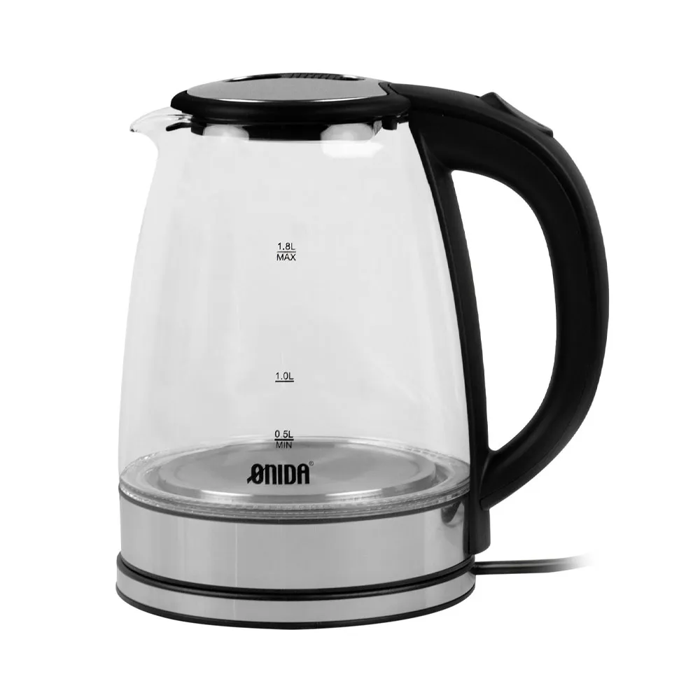 Hervidor Onida On-123 1.8L 220V 50/60Hz Vidrio