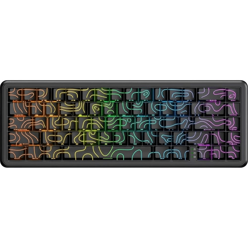 Teclado Onikuma Gaming G67 Magnetic Shaft RGB Preto