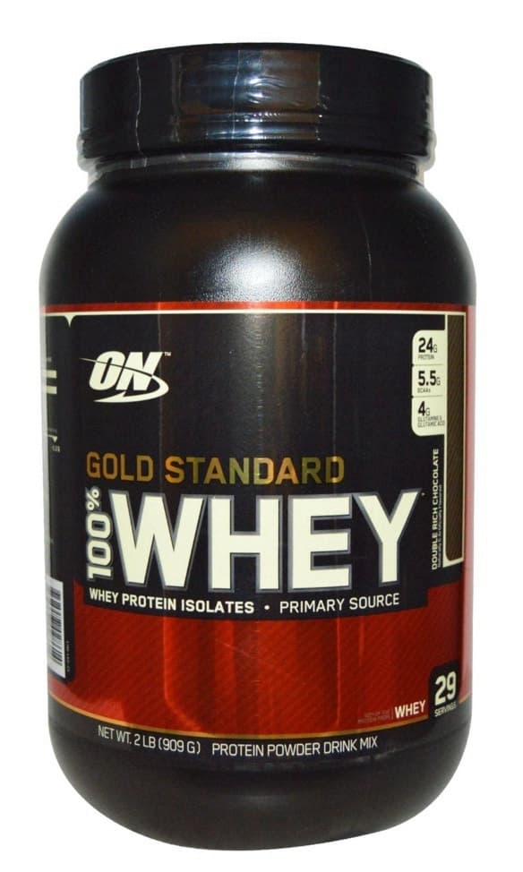 Whey Protein Optimum Nutrition Gold Standard Double Rich Chocolate 29 Porções 2LB(909g)
