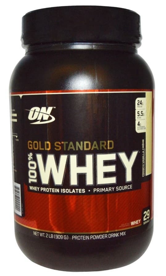 Whey Protein Optimum Nutrition Gold Standard 100% French Vanilla Crème 29 Porções 2LB(909g)
