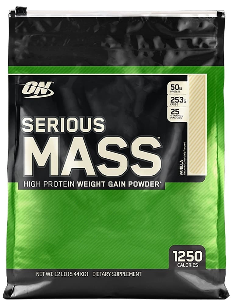 Suplemento Serious Mass Vanilla On 5.44Kg