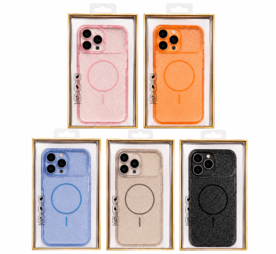 Capa Original para iPhone 15 Pro com Brilho Vários Cores