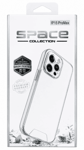 Capa Tpu Transparente Original Space iPhone 15 Pro Max