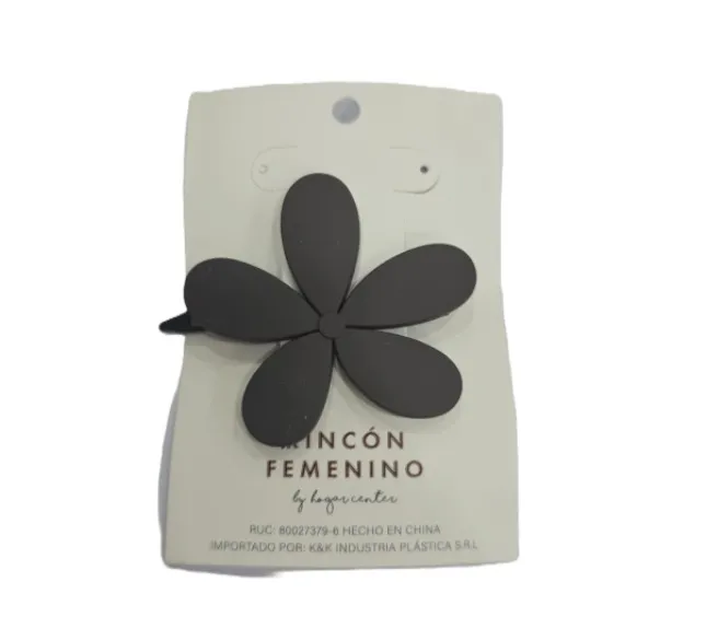 Fivela Original Flor Marrom Escuro