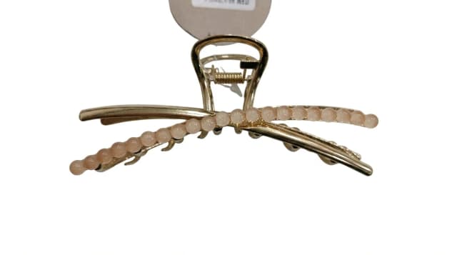 Fivela Piraña Original K55183-1 com Pérolas Dourado