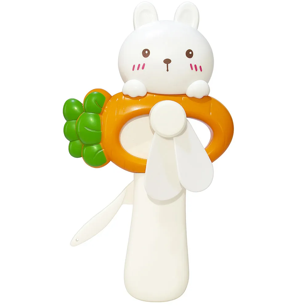 Ventilador Portátil Original Conejo Mz-123 Branco/Laranja