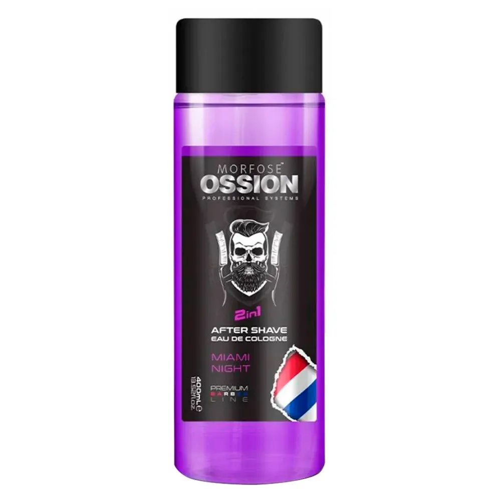 Ossion Loção Pós-Barba 2 Em 1 Miami Night 400 Ml