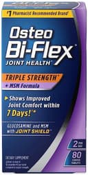 Anúncio: Osteo Bi-Flex Triple Strength + MSM Formula (80 Tabletas)