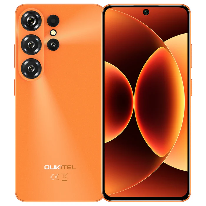 Celular Oukitel C26 128GB 4GB 6.63" Laranja