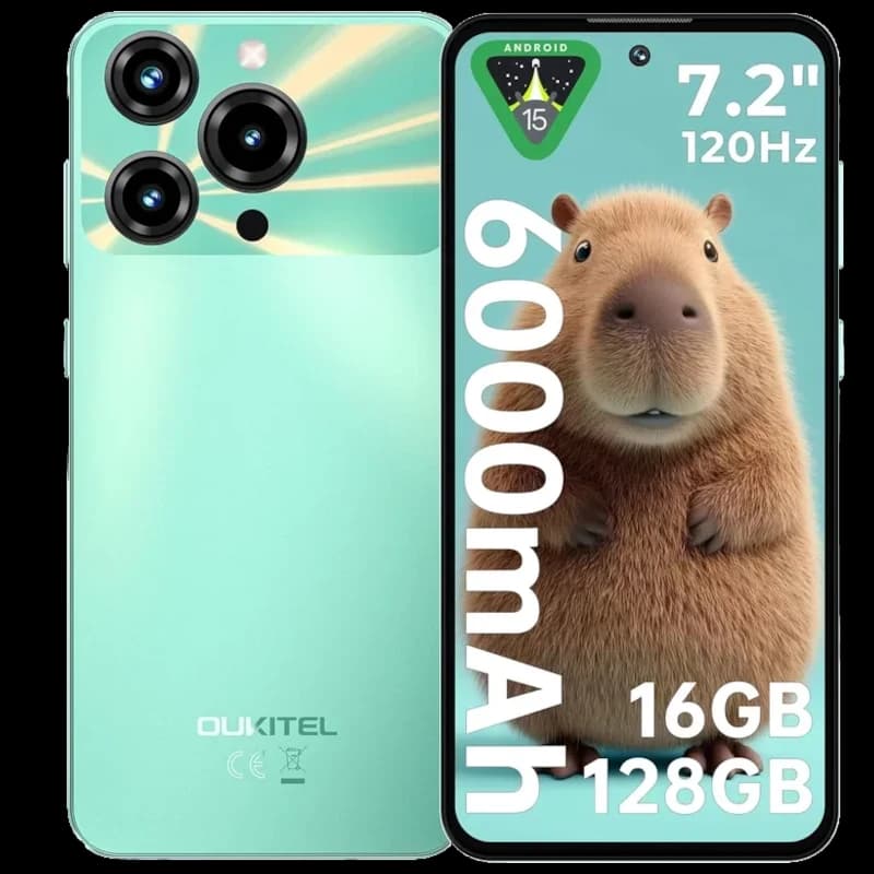 Celular Oukitel C69 Ds 8GB/512GB 7.2" NFC Verde