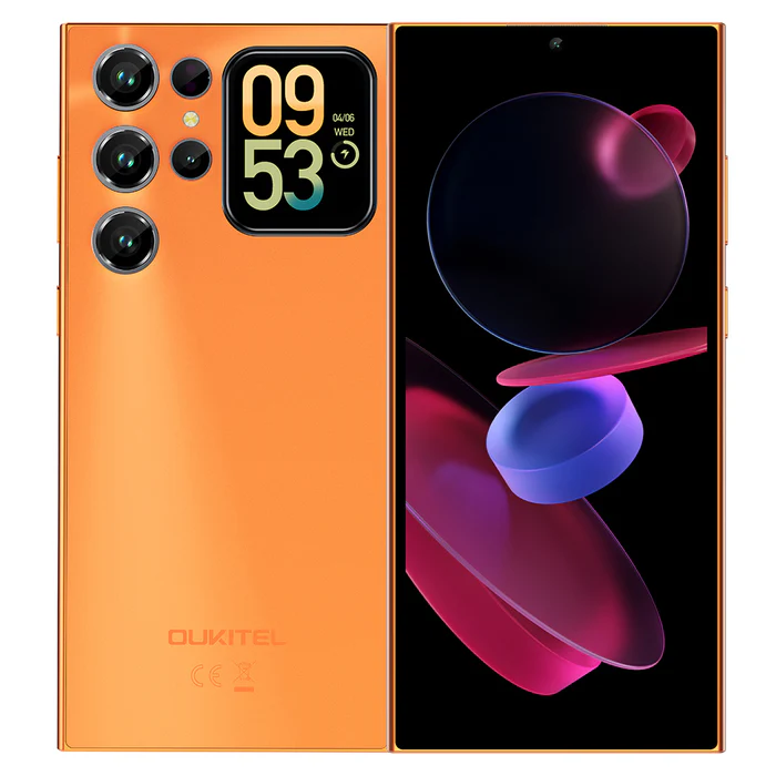 Celular Oukitel C72 Ds 128GB 4GB 6.88" Laranja