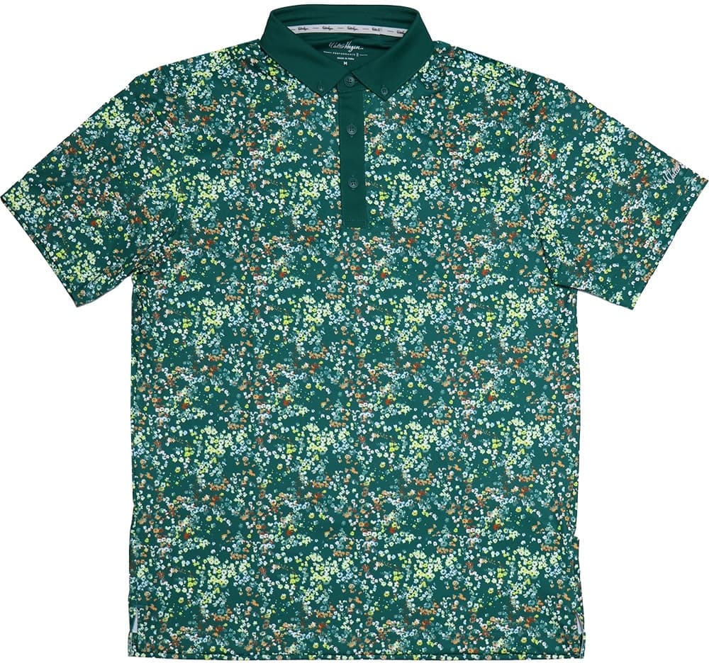 Camiseta Polo Masculina Walter Hagen Mga11554 Verde
