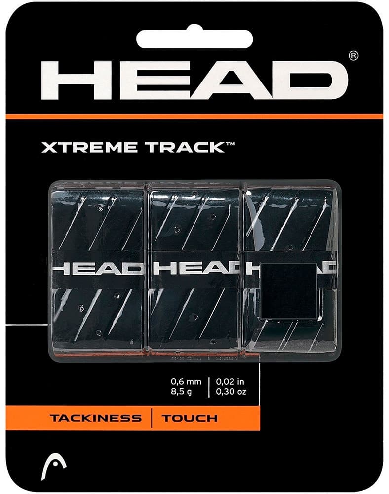 Overgrip Head Tênis Xtreme Track (3 Unidades) Preto