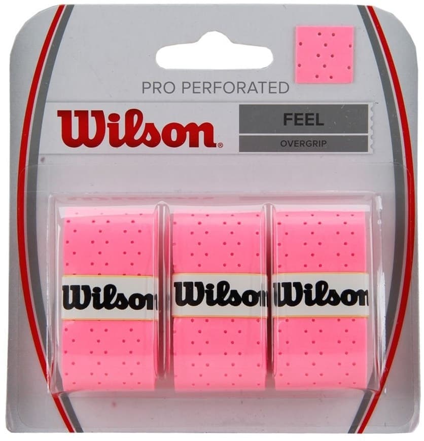 Overgrip Wilson Pro Perforated 3 Unidades Rosa
